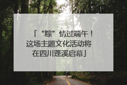 “粽”情过端午！这场主题文化活动将在四川蓬溪启幕