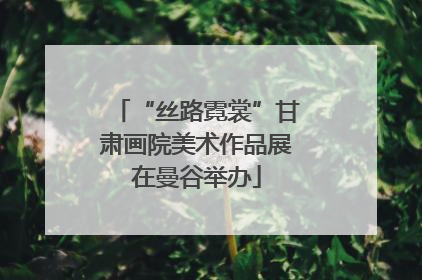 “丝路霓裳”甘肃画院美术作品展在曼谷举办
