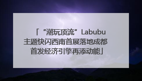 “潮玩顶流”Labubu主题快闪西南首展落地成都 首发经济引擎再添动能