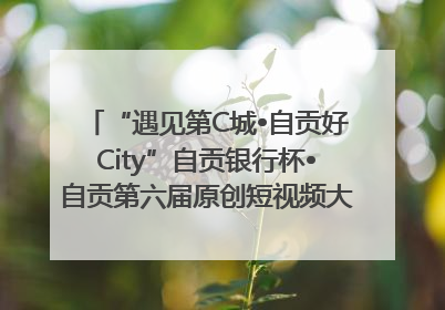 “遇见第C城•自贡好City”自贡银行杯•自贡第六届原创短视频大赛获奖名单出炉｜美好生活有“盐”味