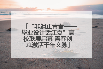 “非遗正青春——毕业设计话江夏”高校联展启幕 青春创意激活千年文脉