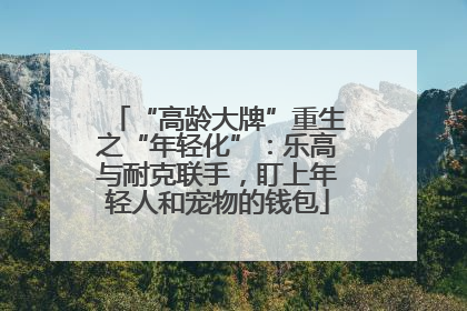 “高龄大牌”重生之“年轻化”：乐高与耐克联手，盯上年轻人和宠物的钱包