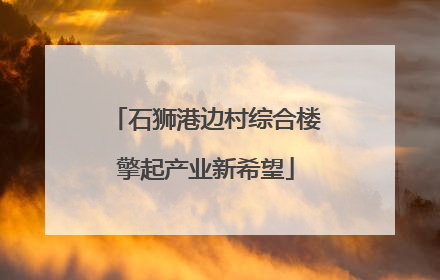 石狮港边村综合楼擎起产业新希望