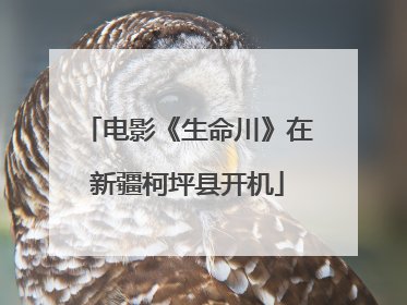 电影《生命川》在新疆柯坪县开机
