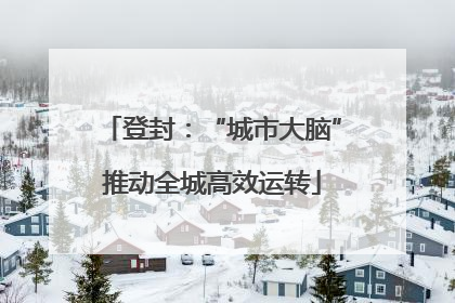 登封：“城市大脑”推动全城高效运转
