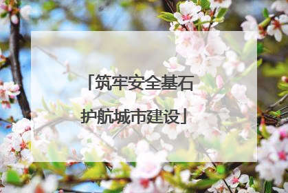 筑牢安全基石 护航城市建设