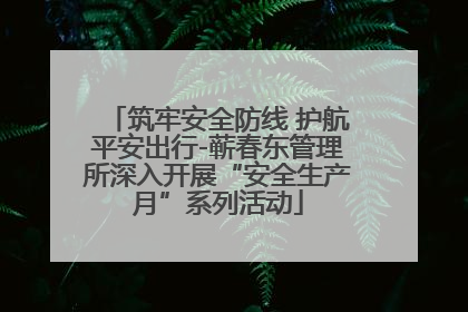 筑牢安全防线 护航平安出行-蕲春东管理所深入开展“安全生产月”系列活动