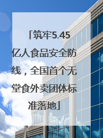 筑牢5.45亿人食品安全防线，全国首个无堂食外卖团体标准落地
