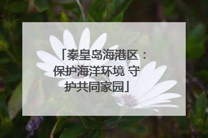 秦皇岛海港区：保护海洋环境 守护共同家园
