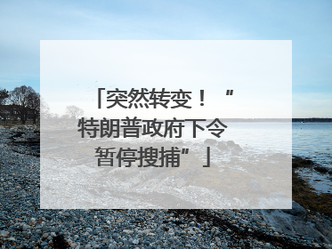 突然转变！“特朗普政府下令暂停搜捕”