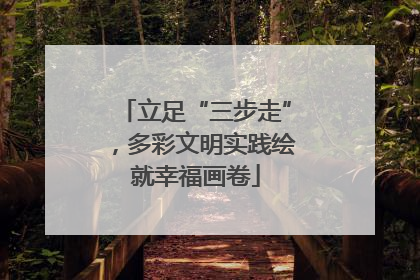 立足“三步走”，多彩文明实践绘就幸福画卷