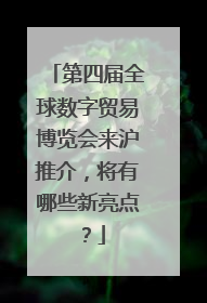 第四届全球数字贸易博览会来沪推介，将有哪些新亮点？