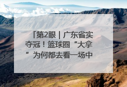 第2眼｜广东省实夺冠！篮球圈“大拿”为何都去看一场中学生比赛？