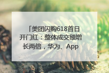 美团闪购618首日开门红：整体成交额增长两倍，华为、Apple、沃尔玛等近800个品牌翻倍增长