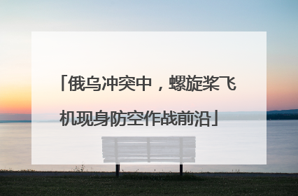 俄乌冲突中，螺旋桨飞机现身防空作战前沿