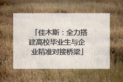 佳木斯：全力搭建高校毕业生与企业精准对接桥梁