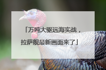 万吨大驱远海实战，拉萨舰最新画面来了