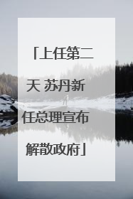 上任第二天 苏丹新任总理宣布解散政府