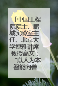 中国工程院院士、鹏城实验室主任、北京大学博雅讲席教授高文：“以人为本 智能向善” 推动文化与科技相生相促｜聚焦2025文化强国建设高峰论坛