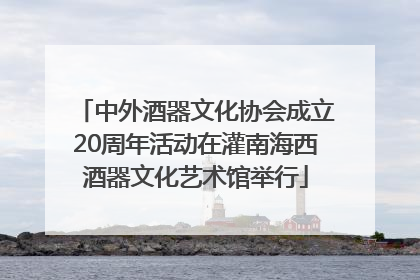 中外酒器文化协会成立20周年活动在灌南海西酒器文化艺术馆举行