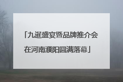 九暹盛宴暨品牌推介会在河南濮阳圆满落幕