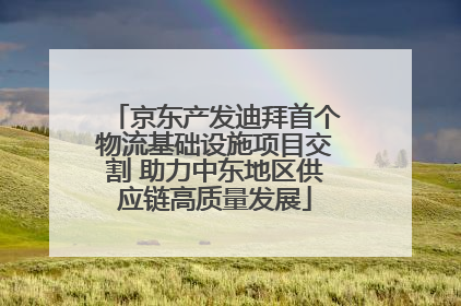 京东产发迪拜首个物流基础设施项目交割 助力中东地区供应链高质量发展