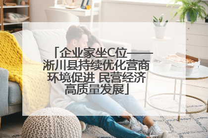 企业家坐C位——淅川县持续优化营商环境促进 民营经济高质量发展