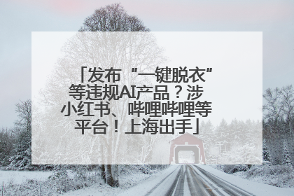 发布“一键脱衣”等违规AI产品？涉小红书、哔哩哔哩等平台！上海出手