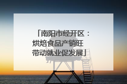 南阳市经开区：烘焙食品产销旺 带动就业促发展