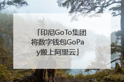 印尼GoTo集团将数字钱包GoPay搬上阿里云