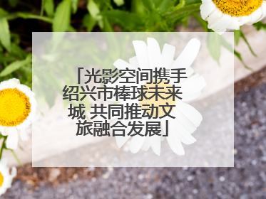 光影空间携手绍兴市棒球未来城 共同推动文旅融合发展
