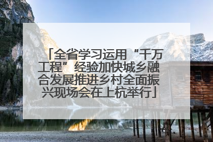 全省学习运用“千万工程”经验加快城乡融合发展推进乡村全面振兴现场会在上杭举行