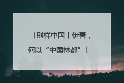 别样中国丨伊春，何以“中国林都”