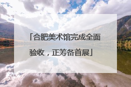 合肥美术馆完成全面验收，正筹备首展