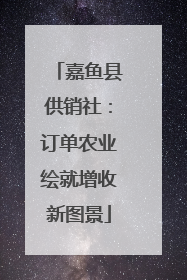 嘉鱼县供销社：订单农业绘就增收新图景