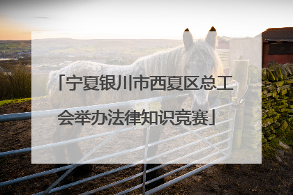 宁夏银川市西夏区总工会举办法律知识竞赛