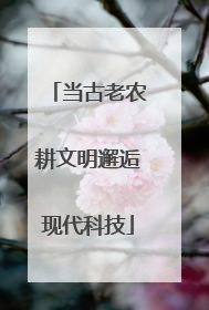 当古老农耕文明邂逅现代科技