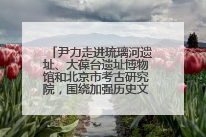 尹力走进琉璃河遗址、大葆台遗址博物馆和北京市考古研究院，围绕加强历史文化名城保护调研