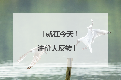 就在今天！油价大反转