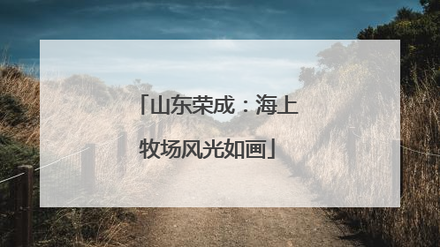 山东荣成：海上牧场风光如画
