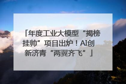 年度工业大模型“揭榜挂帅”项目出炉！AI创新济青“两翼齐飞”