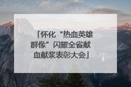 怀化“热血英雄群像”闪耀全省献血献浆表彰大会
