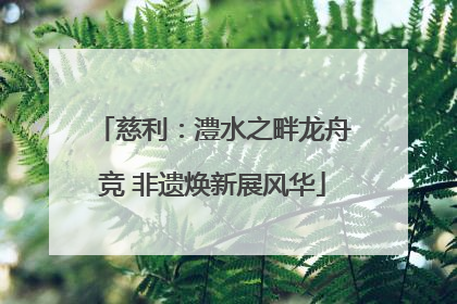 慈利：澧水之畔龙舟竞 非遗焕新展风华