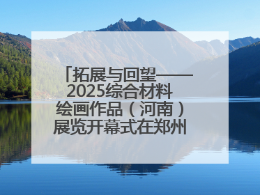 拓展与回望——2025综合材料绘画作品（河南）展览开幕式在郑州美术馆举办