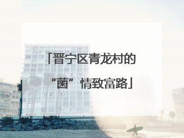 晋宁区青龙村的“菌”情致富路