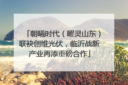 朝曦时代（曜灵山东）联袂创维光伏，临沂战新产业再添重磅合作