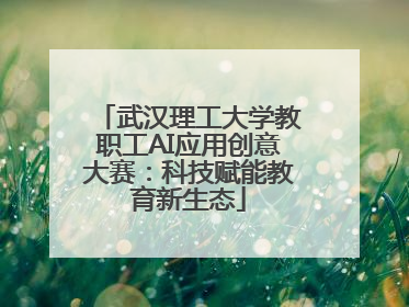 武汉理工大学教职工AI应用创意大赛：科技赋能教育新生态