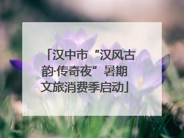 汉中市“汉风古韵·传奇夜”暑期文旅消费季启动