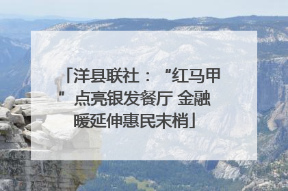 洋县联社：“红马甲”点亮银发餐厅 金融暖延伸惠民末梢