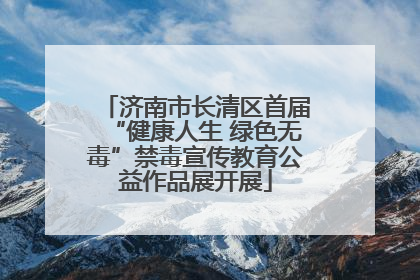 济南市长清区首届“健康人生 绿色无毒”禁毒宣传教育公益作品展开展